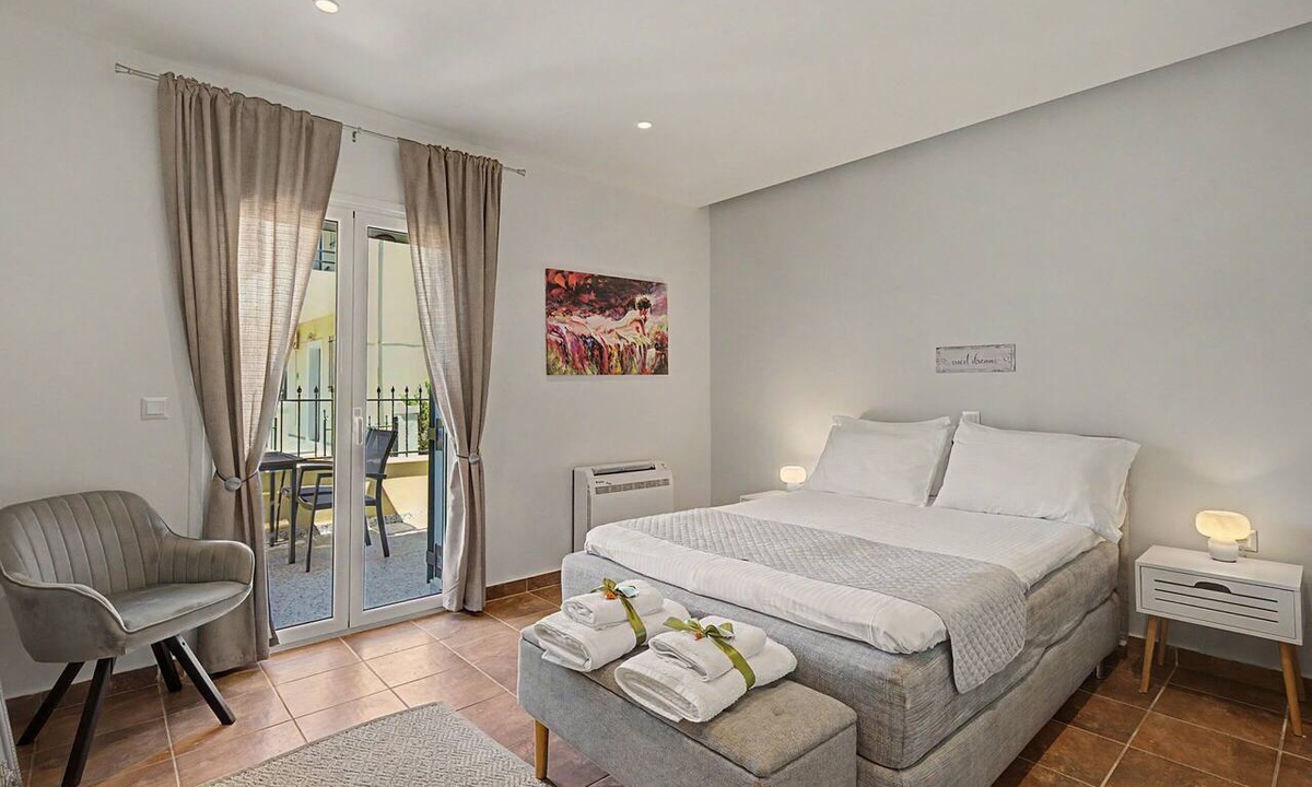 Acharavi Apartment | Apartment 'Cookie' with Mountain View, Wi-Fi and Air Conditioning