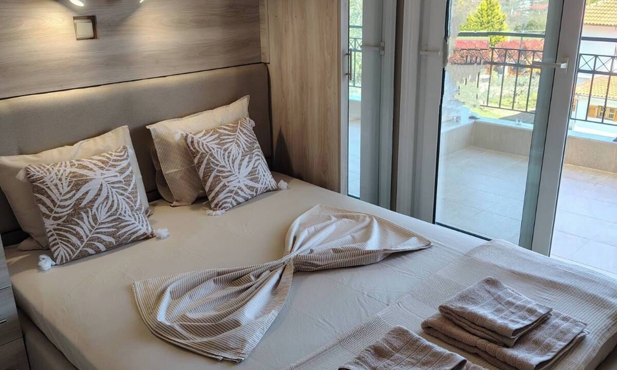Leptokaria Apartment | Athanasiou Apartment with Sea & Mountain Views