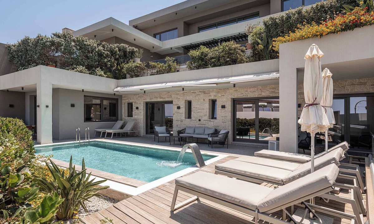 Kato Galatas Villa | Lusol Seafront Villa I-Free* Heated pool, 100m Sea