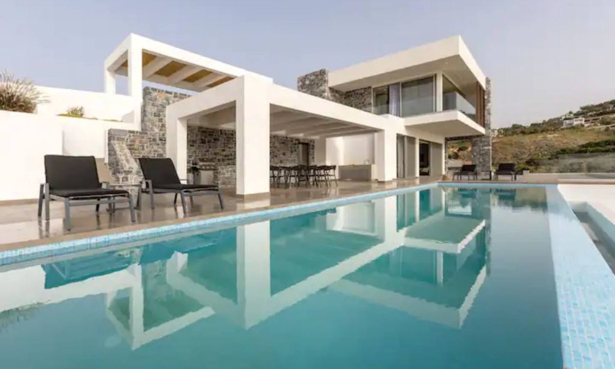 Agia Pelagia House | Luxury Seafront Villa Eros with Private Pool - Rock Bay Villas - Crete, Greece