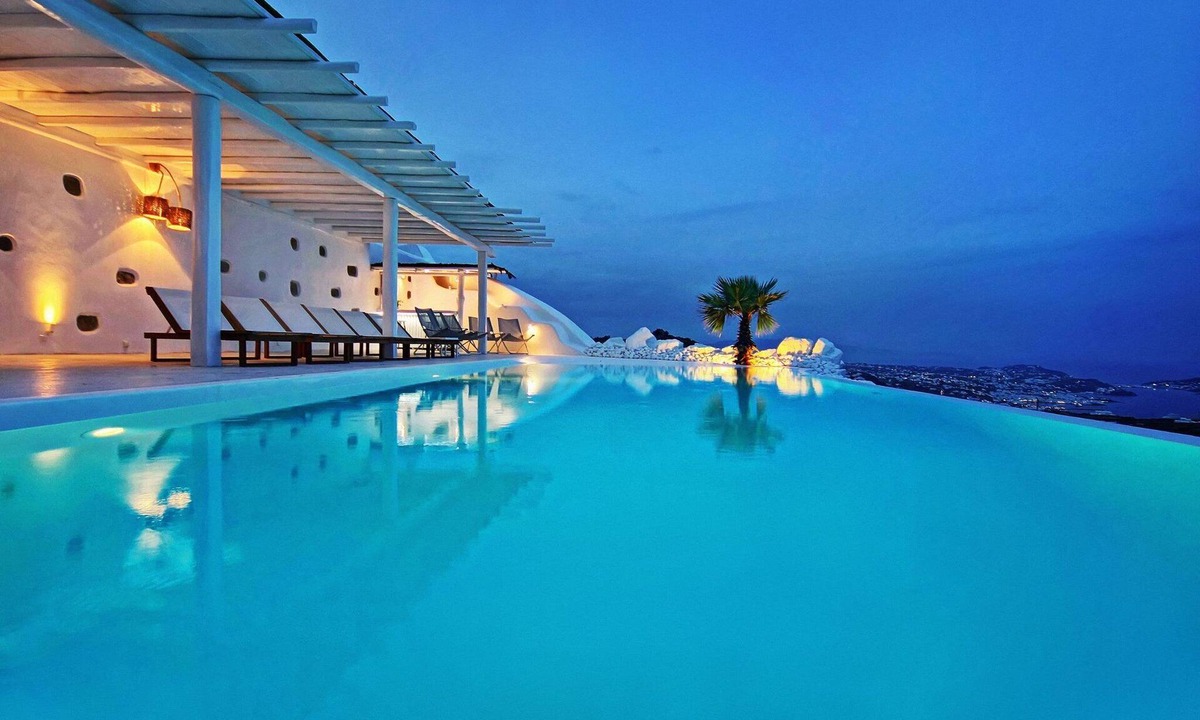 Fanari Villa | Magnificent Mykonos Villa | Villa Blue Paradise | 8 Bedroom | Private Pool