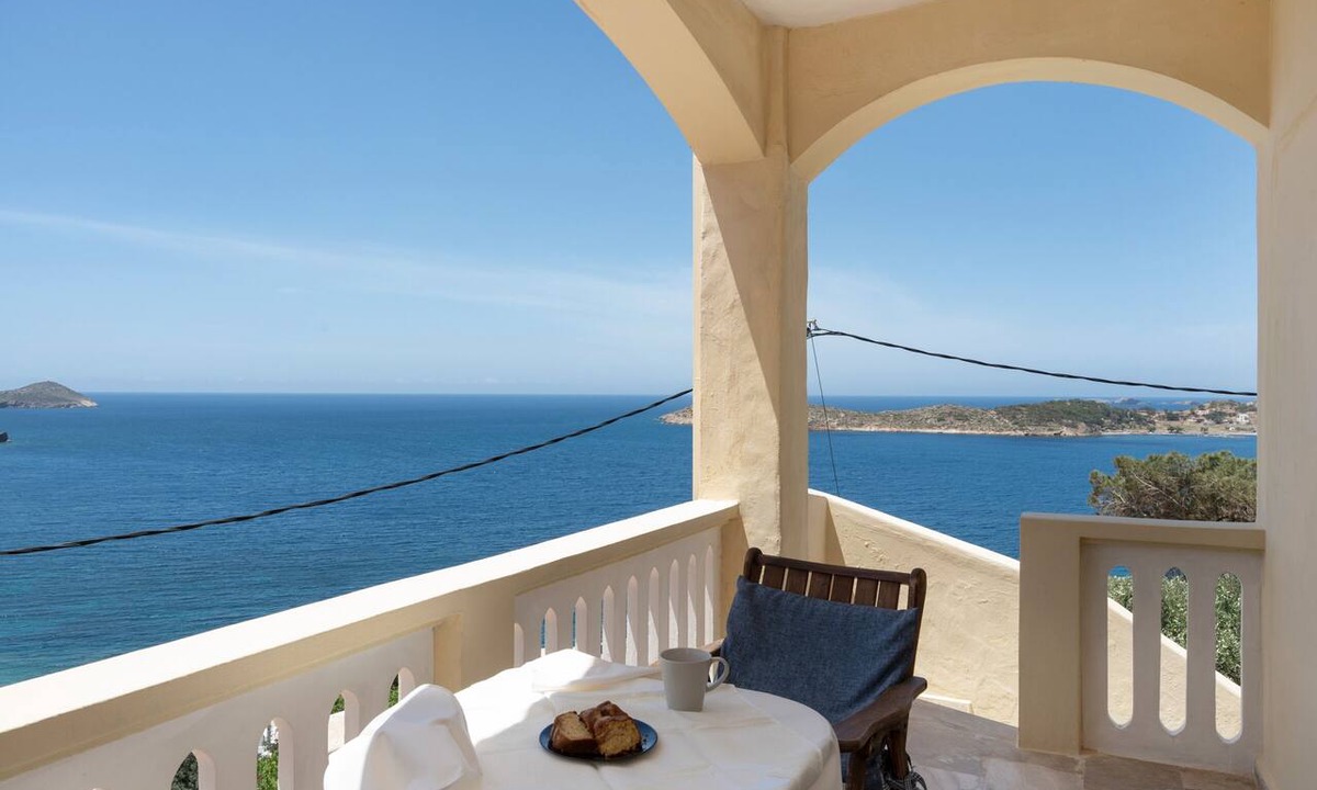 Mirties Apartment | Melina's Sunset – Beautiful Studio with Sea View, Private Terrace, Wi-Fi & Air Conditioning
