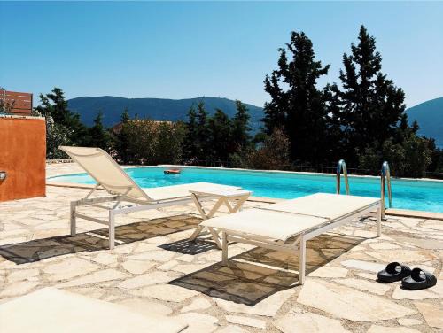 Evreti Villa | Sea View Villa Irene - Private Pool and Sunset Terrace