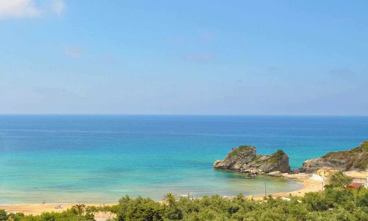 Parelia Apartment | Studio Apartments, Adult and Children's Pool, sea View - Pelekas Beach, Corfu