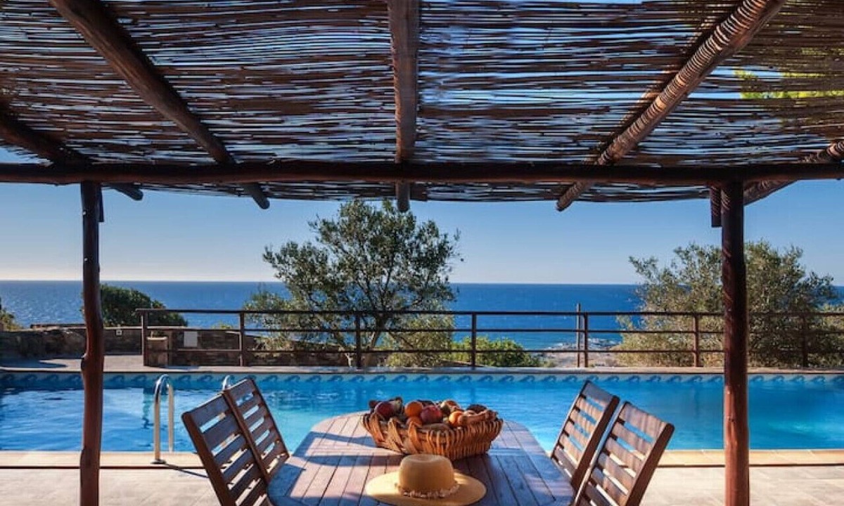 Livadia Villa | Stunning views at villa w/pool close to Elafonissi