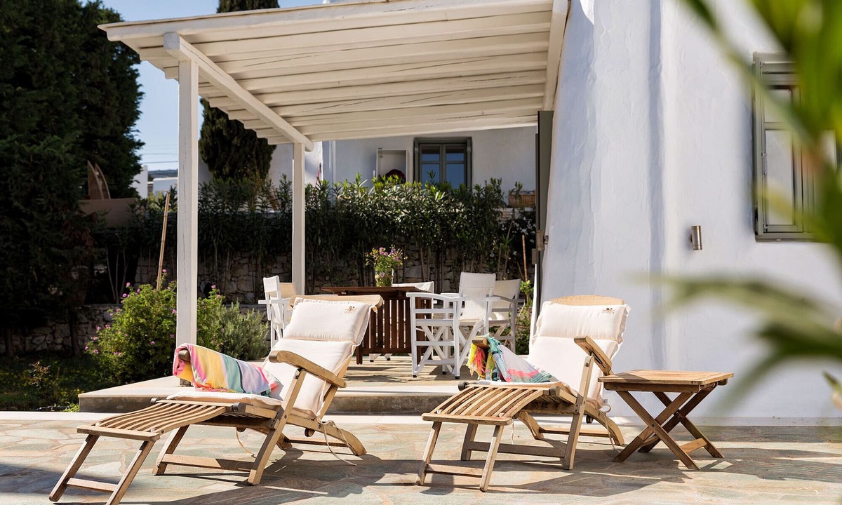 Drios House | SUN DROP II with garden, on Drios Beach - Paros