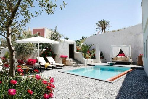 Megalochori Villa | Super Luxury Santorini Villa Mansion Sophia Private Pool Beautiful!