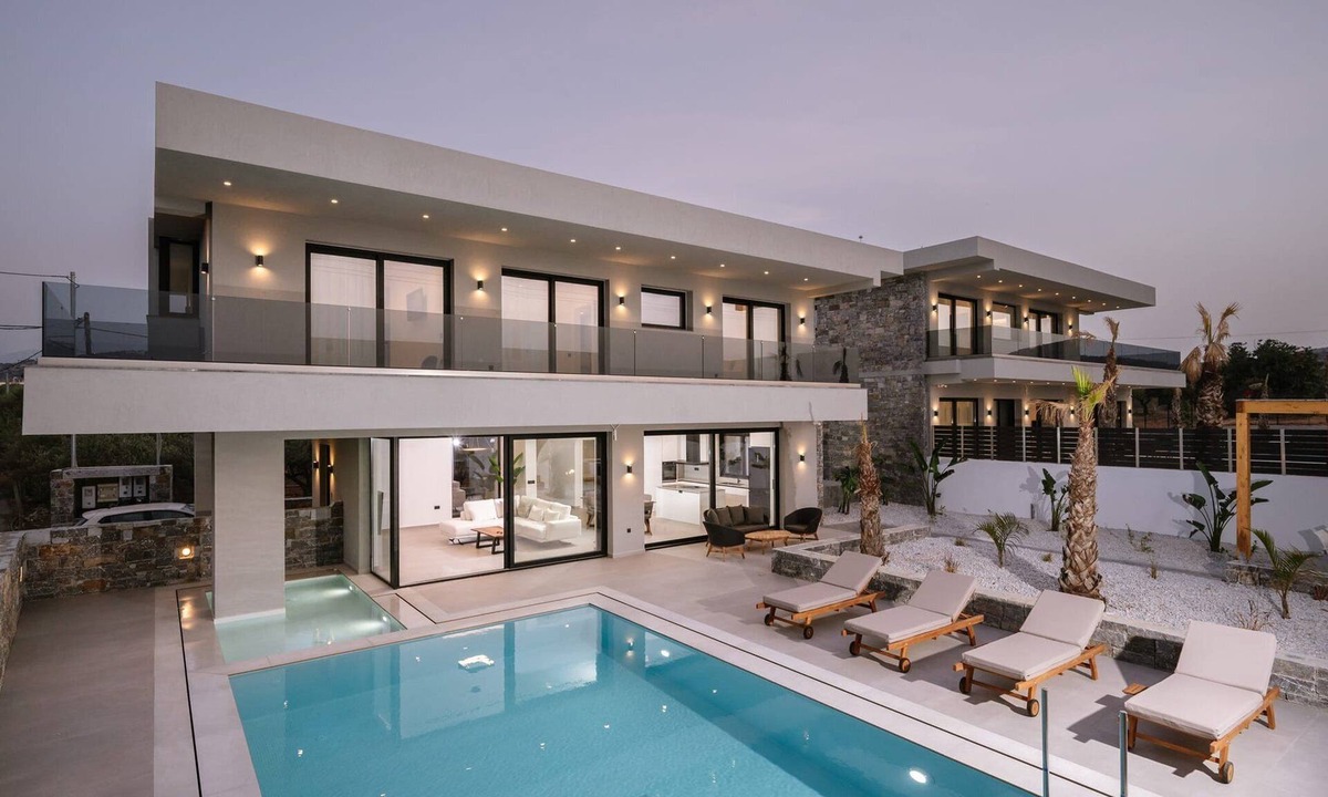 Skotino Villa | Superb Hersonisos Villa | Villa Elysian Blue | 3 Bedrooms | Private Pool