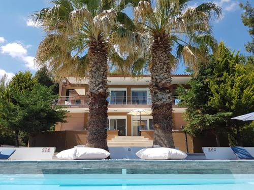 Kriopigi Villa | Villa Anna Maria Kriopigi Private Pool & Sea View 5 Bedrooms