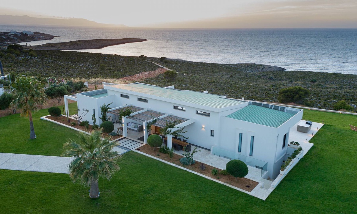 Kalathas Villa | Villa Jamila with Private infinity Pool and Panoramic Sea View , Chania Crete