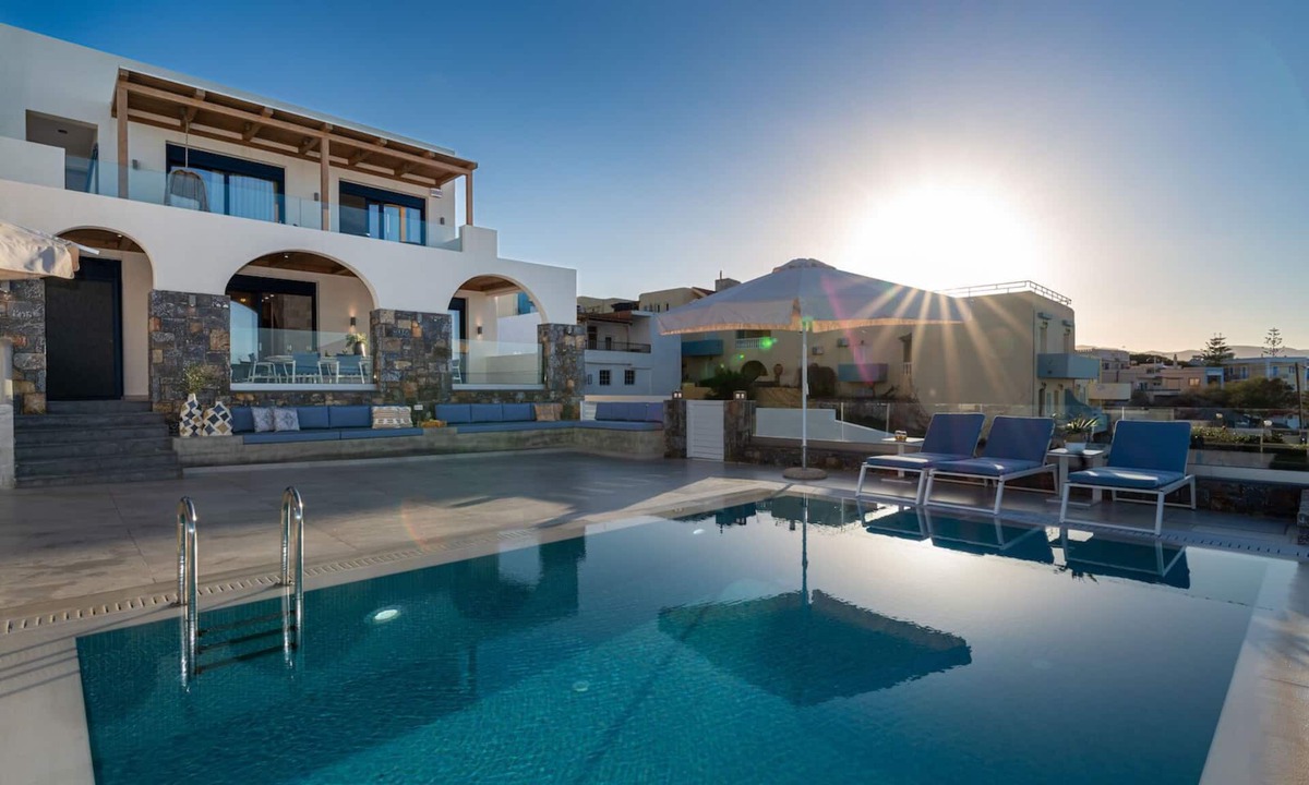 Sissi Villa | Villa Tamara: private pool, ocean view, families & friends destination in Sisi