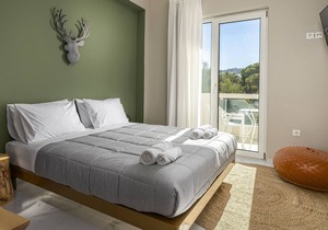 Charming twin hotel's room in Rethymno