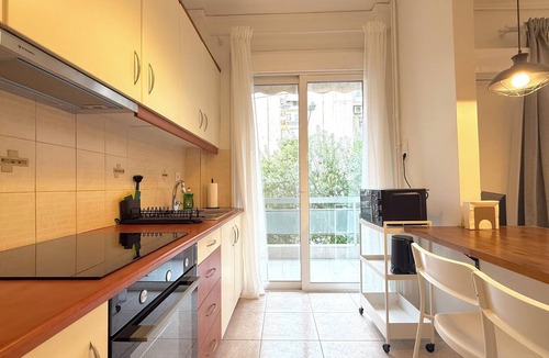 Piraeus Apartment | 1BR next to Pasalimani, Marina Zeas & Hospital