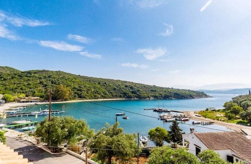 Agios Stefanos Apartment | Anna: Walk to Beach, Sea Views, A/C, WiFi, Car Not Required