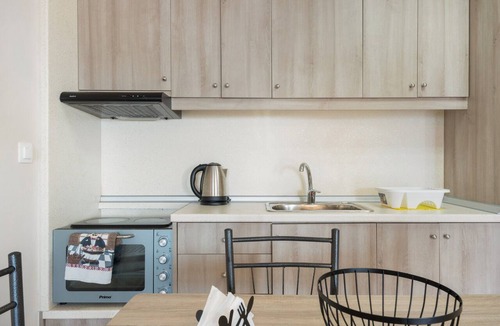 Arkasa Apartment | Apartment 'Family House Apartments Arkasa' with Sea View, Wi-Fi and Air Conditioning