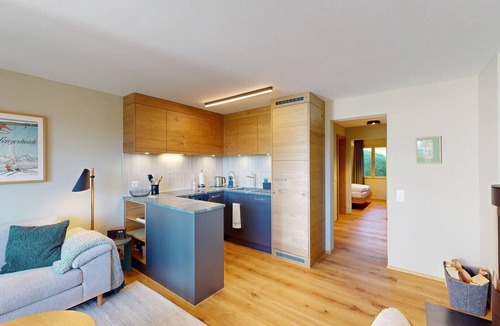 Lenzerheide Apartment | Apartment with Fireplace & Mountain View