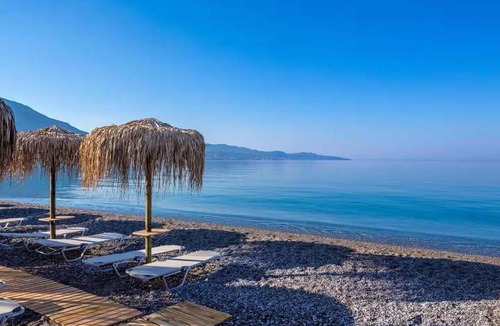Kalamata Apartment | Artemis Sky Suite - Sea Escape with Mountain View