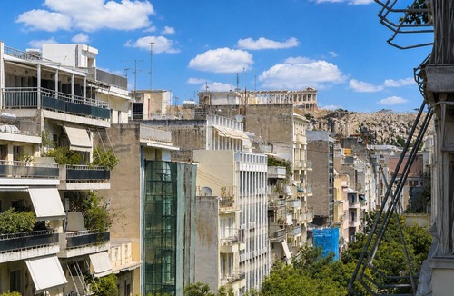 Attiki Apartment | Athens Acropolis View Balcony 2 Min to Metro