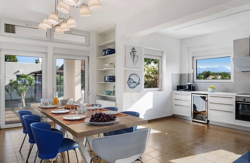 Nopigia Villa | Beachfront, Private, Serene Villa with Hydrotherapy Hot Tub and 92 sq.m. Pool