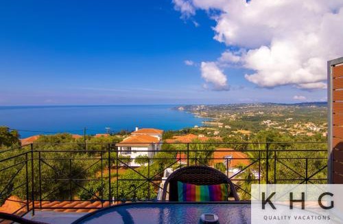 Mousata Apartment | Dennis Grand view apartment in Vlachata village! Wide angle views!