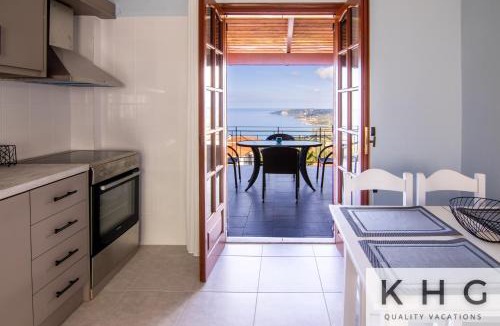 Mousata Apartment | Dennis Grand view apartment in Vlachata village! Wide angle views!
