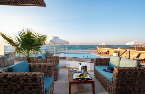 Stalida Apartment | Dream Villa Athena-2 bedrooms Beach Front with private pool