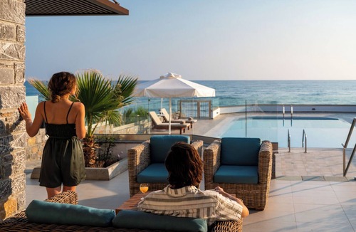 Stalida Apartment | Dream Villa Athena-2 bedrooms Beach Front with private pool