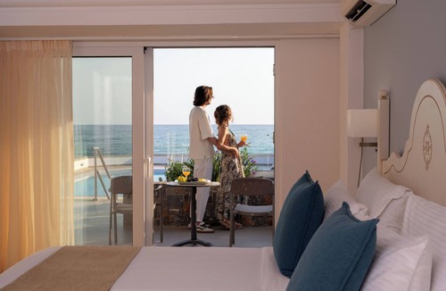 Stalida Apartment | Dream Villa Athena-2 bedrooms Beach Front with private pool