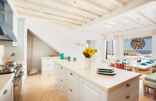 Xilokeratidi Villa | Exclusive Luxury Villa Santa Barbara Kalo Livadi Beach Mykonos Seaview & Private