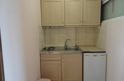 Benitses Apartment | Galini Sea Apartment 3 at the Beach with Wi-Fi, A/C & Garden