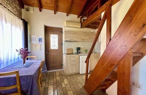 Pyrgos Apartment | Genari Beach Apartments – Garden View House with Partial Sea View