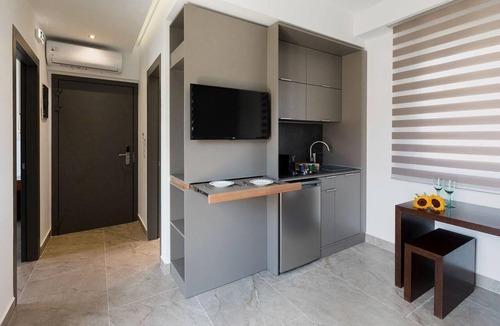 Polichrono Apartment | Holiday apartment on the second floor with a balcony and a sea view, amidst a wonderful park-like site