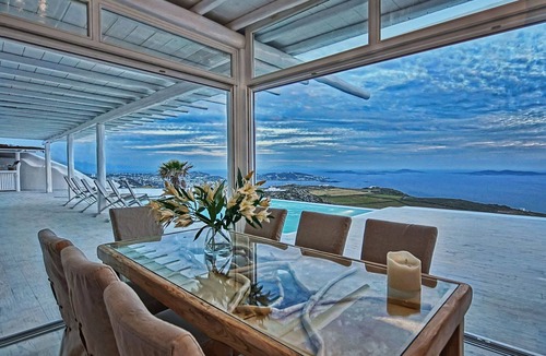 Fanari Villa | Magnificent Mykonos Villa | Villa Blue Paradise | 8 Bedroom | Private Pool