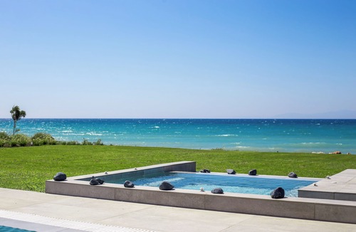 Kamiros Villa | Miguel Luxury Beachfront Villa with Jacuzzi & Private Beach