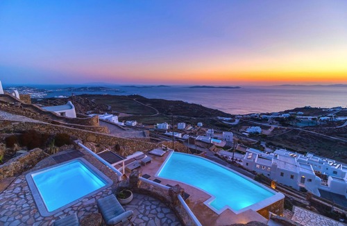 Faros Armenistis Villa | NEW BOUTIQUE VILLA AQUATA 2 BR Private Pool with hydromassage