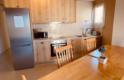 Platanias Town Villa | Oriental Star Villa - 20meters to beach. Sleeps 8.