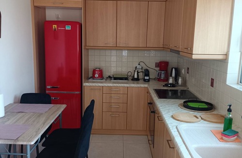 Kiato Apartment | Perfect 1-bedroom apartment with AC in charming Kiato