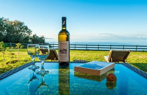 Psarou Villa | R 782 Villa with Garden view and Sea view Air Con Daily Maid Service
