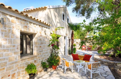 Lakka Villa | Restored Stone House with Sunset Views near Plani Beach & Lakka