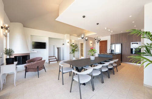 Kato Stalos Villa | Reverie villa, a spacious villa with private pool and breathtaking sea view
