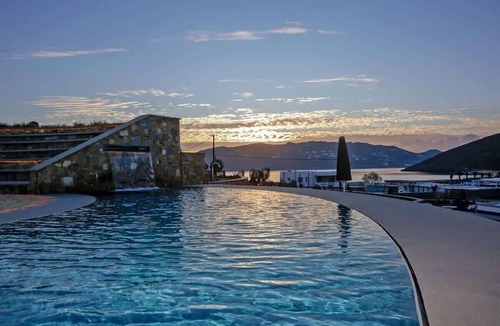 Panormos Villa | Sea View Estate Private Pool, Gym & Hammam