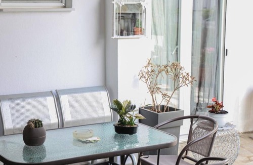 Pefkochori Apartment | Studio 'For 2 with Sea View 1' with View, Wi-Fi and Air Conditioning