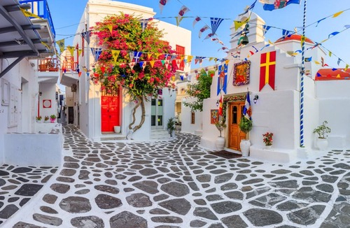 Tourlos Boat Rental | Sun-Kissed Sailing Adventure in Islas Cícladas, Mykonos