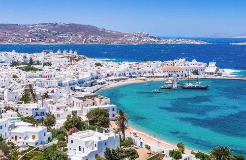 Tourlos Boat Rental | Sun-Kissed Sailing Adventure in Islas Cícladas, Mykonos