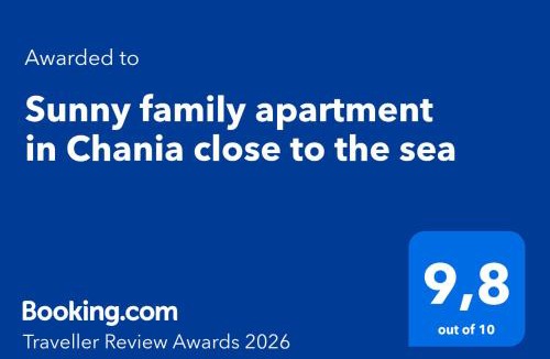 Halepa Apartment | Sunny family apartment in Chania close to the sea