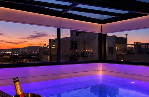 Athens City Centre Apartment | Sunset Pool Duplex Loft in Gazi, Athens