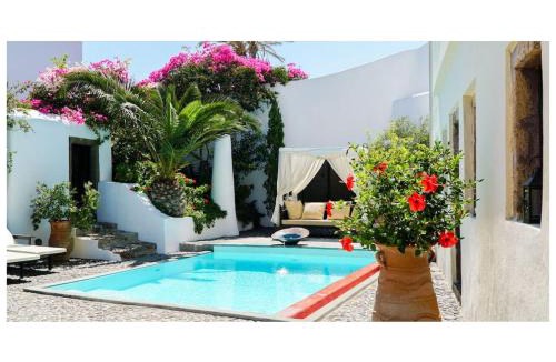 Megalochori Villa | Super Luxury Santorini Villa Mansion Sophia Private Pool Beautiful!