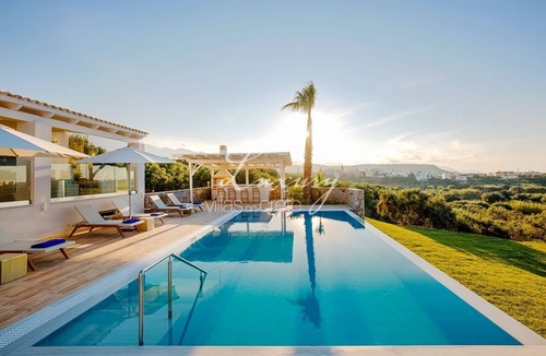 Sissi Villa | Villa Aquarius: Luxury 6-bedroom villa, sea view, 400m from the beach