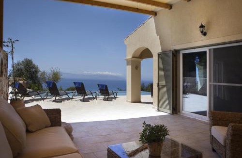 Skala Villa | Villa Asteri, Old Skala - Secluded Location - Panoramic Sea Views - Infinity Pool