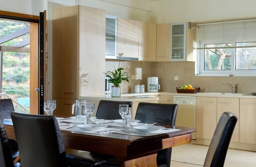 Agia Pelagia Villa | "Villa Caress" - Spacious villa with private pool and sea view